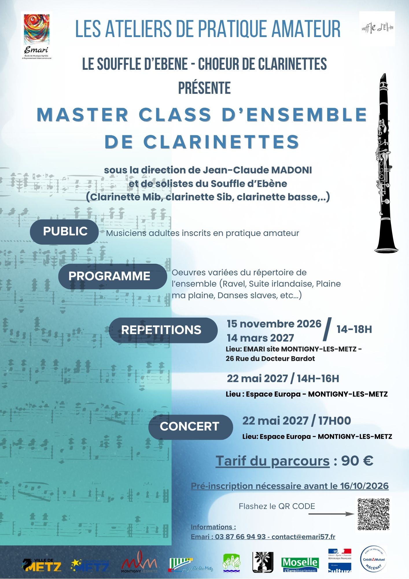 Emari - Master class ensemble de clarinettes